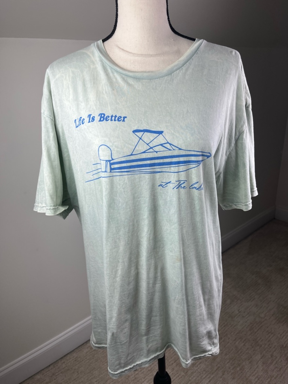 Oat Collective Life Is Better at the Lake Graphic T-Shirt Women’s Large